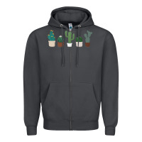 Smoke cute plant Zipper Hoodie - linhVisuals