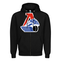 Black lokomotiv yaroslavl Zipper Hoodie - linhVisuals