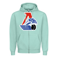 Seafoam lokomotiv yaroslavl Zipper Hoodie - linhVisuals
