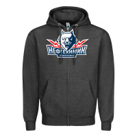 Charcoal Heather neftekhimik nizhnekamsk Zipper Hoodie - linhVisuals