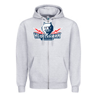 Heather Grey neftekhimik nizhnekamsk Zipper Hoodie - linhVisuals