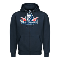 Navy neftekhimik nizhnekamsk Zipper Hoodie - linhVisuals