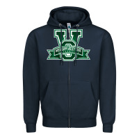 Navy The mississippi valley tate university Zipper Hoodie - linhVisuals