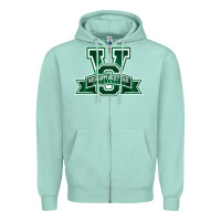 Seafoam The mississippi valley tate university Zipper Hoodie - linhVisuals