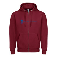 Burgundy The mount st mary's university Zipper Hoodie - linhVisuals