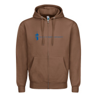 Chestnut The mount st mary's university Zipper Hoodie - linhVisuals