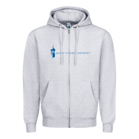 Heather Grey The mount st mary's university Zipper Hoodie - linhVisuals