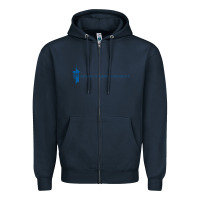 Navy The mount st mary's university Zipper Hoodie - linhVisuals