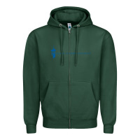 Sports Green The mount st mary's university Zipper Hoodie - linhVisuals