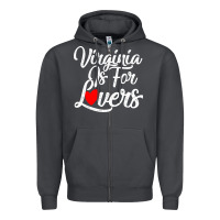 Smoke virginia is for lovers Zipper Hoodie - linhVisuals
