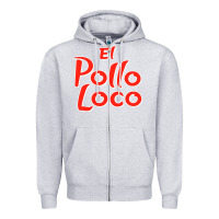 Heather Grey El Pollo Loco Zipper Hoodie - linhVisuals
