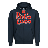 Navy El Pollo Loco Zipper Hoodie - linhVisuals