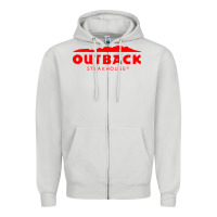 Dove Grey outback steakhouse Zipper Hoodie - linhVisuals