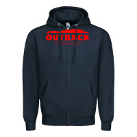 Navy outback steakhouse Zipper Hoodie - linhVisuals