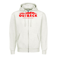 Oatmeal Heather outback steakhouse Zipper Hoodie - linhVisuals