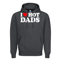 Smoke i love hot dads shirt i heart Zipper Hoodie - linhVisuals