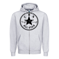 Heather Grey all star cna Zipper Hoodie - linhVisuals