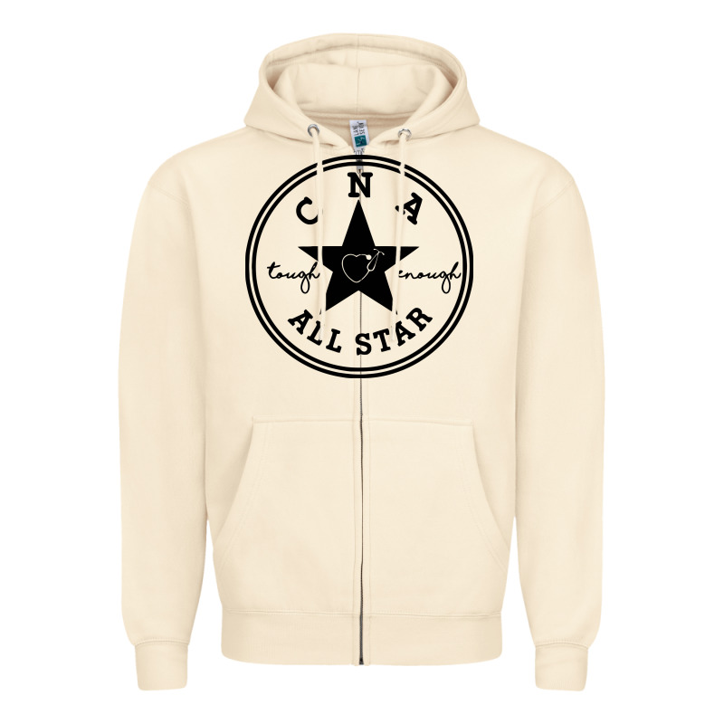 All Star Cna Zipper Hoodie by linhVisuals | Teevron