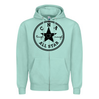 Seafoam all star cna Zipper Hoodie - linhVisuals