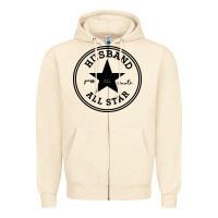 Sandshell all star husband Zipper Hoodie - linhVisuals