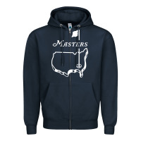 Navy MASTER GOLF TOURNAMENT Zipper Hoodie - linhVisuals