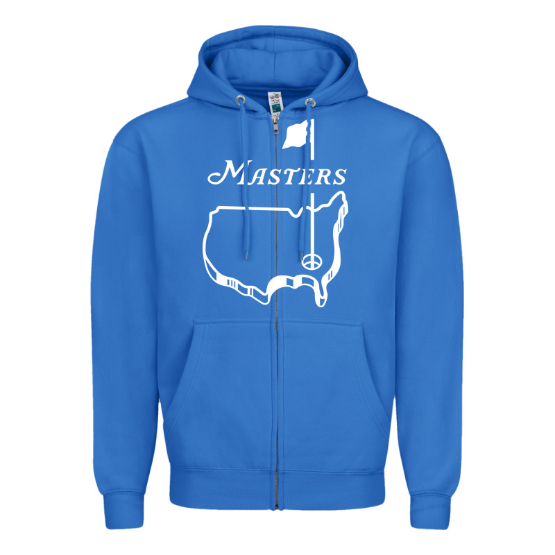 Master Golf Tournament Zipper Hoodie by linhVisuals | Teevron