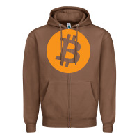Chestnut bitcoin ledger blockchain satoshi btc Zipper Hoodie - linhVisuals