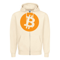 Sandshell bitcoin ledger blockchain satoshi btc Zipper Hoodie - linhVisuals