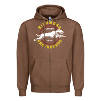 Chestnut Richmond Greyhounds Lon Don 1897 Zipper Hoodie - linhVisuals