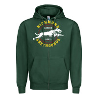 Sports Green Richmond Greyhounds Lon Don 1897 Zipper Hoodie - linhVisuals