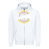 White Richmond Greyhounds Lon Don 1897 Zipper Hoodie - linhVisuals