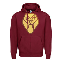 Burgundy The Owl House Zipper Hoodie - linhVisuals