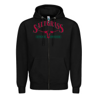 Black saltgrass steakhouse Zipper Hoodie - linhVisuals