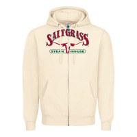 Sandshell saltgrass steakhouse Zipper Hoodie - linhVisuals