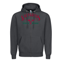 Smoke saltgrass steakhouse Zipper Hoodie - linhVisuals