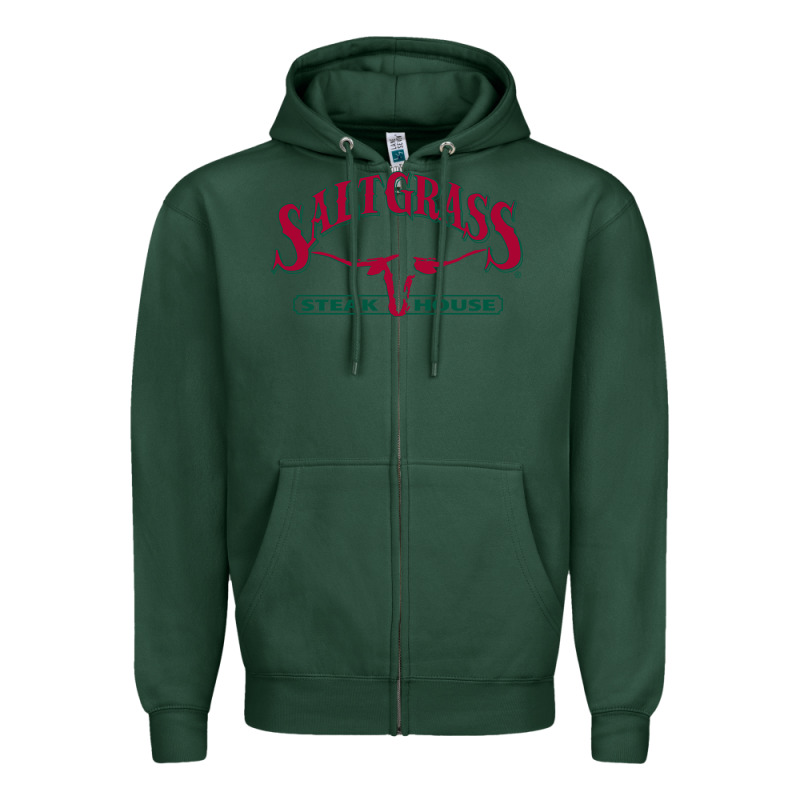 Saltgrass Steakhouse Zipper Hoodie by linhVisuals | Teevron