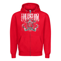 Red halestorm Zipper Hoodie - linhVisuals
