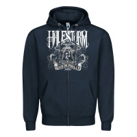 Navy halestorm Zipper Hoodie - linhVisuals