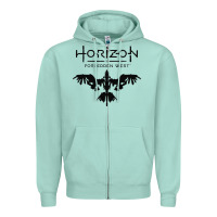 Seafoam HORIZON FORBIDDEN WEST Zipper Hoodie - linhVisuals