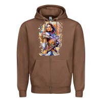 Chestnut ALOY - HORIZON FORBIDDEN WEST Zipper Hoodie - linhVisuals