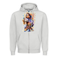 Dove Grey ALOY - HORIZON FORBIDDEN WEST Zipper Hoodie - linhVisuals