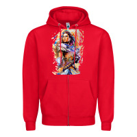 Red ALOY - HORIZON FORBIDDEN WEST Zipper Hoodie - linhVisuals