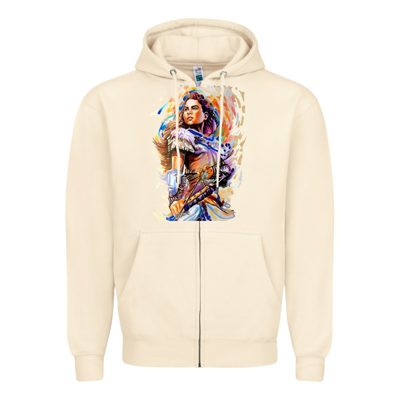 Aloy - Horizon Forbidden West Zipper Hoodie by linhVisuals | Teevron