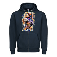 Navy ALOY - HORIZON FORBIDDEN WEST Zipper Hoodie - linhVisuals
