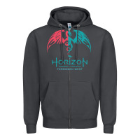 Smoke HORIZON FORBIDDEN WEST Zipper Hoodie - linhVisuals