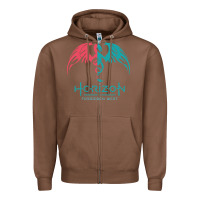 Chestnut HORIZON FORBIDDEN WEST Zipper Hoodie - linhVisuals