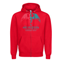 Red HORIZON FORBIDDEN WEST Zipper Hoodie - linhVisuals