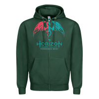 Sports Green HORIZON FORBIDDEN WEST Zipper Hoodie - linhVisuals