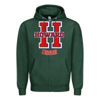 Sports Green howard 1867 university Zipper Hoodie - linhVisuals
