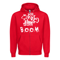 Red arcane league of legends jinx boom Zipper Hoodie - linhVisuals